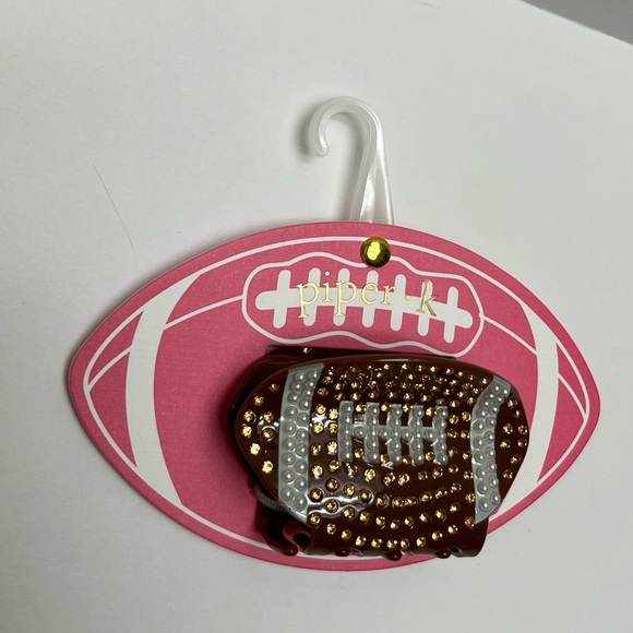 NWOT 🏈 Piper K Football Mom Game Time Tailgating Hair Claw - Picture 11 of 15